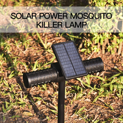 Solar Mosquito Killer Lamp Outdoor Waterproof Villa Yard Garden LED Light Lawn Camping Lamp Large Bug Zapper Light Whole Night