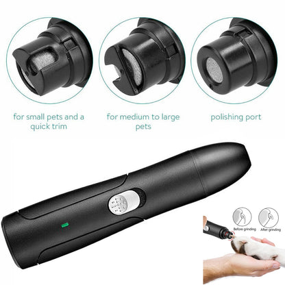 Rechargeable Pet Nail Grinder - Animal Nail Clippers