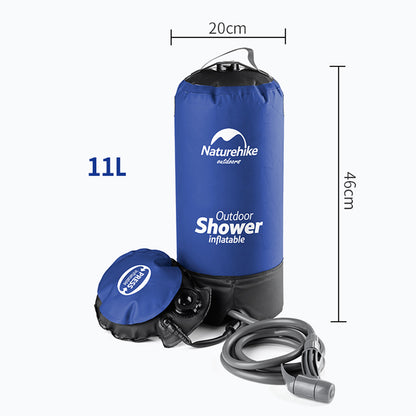 11L Pvc Portable Shower Outdoor Camping Shower Hiking Hydration Water Bag Water Tank Waterbag