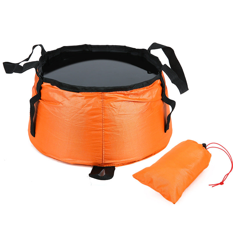 Outdoor Folding Bucket, Portable Water Tank, Large Capacity Water Storage Bag, Mountain Camping, Travel, Washbasin