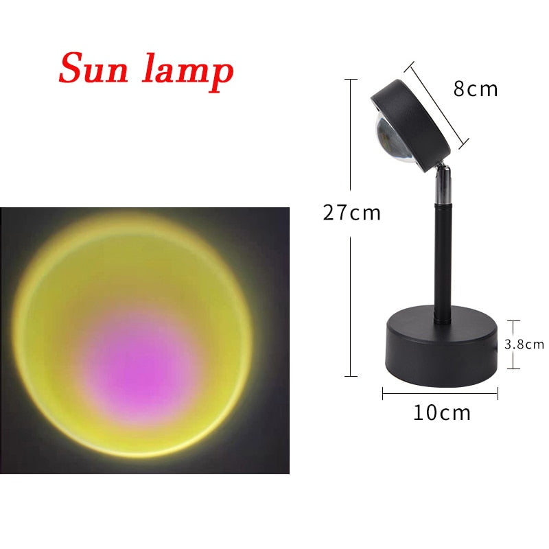 Sunset Lamp Projection