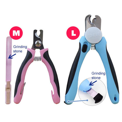 Pet Nail Clippers Stainless Steel Nail Clippers Pet Products Dog Nails Grinder