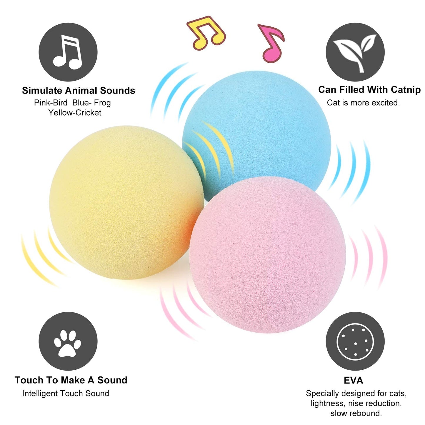 Smart Cat Toys Interactive Ball