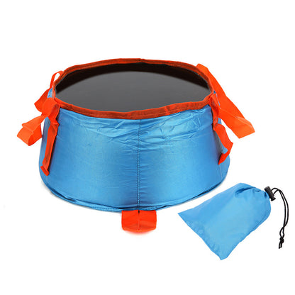 Outdoor Folding Bucket, Portable Water Tank, Large Capacity Water Storage Bag, Mountain Camping, Travel, Washbasin