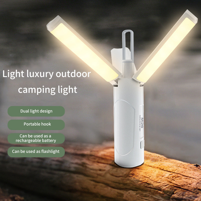 Multifunctional camping light, outdoor waterproof lighting, portable work light, emergency light, infinite dimming