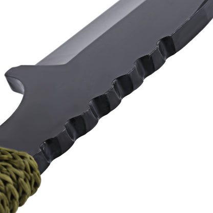 Sharp Blade Survivor Camping Tanto Knife with Fire Starter